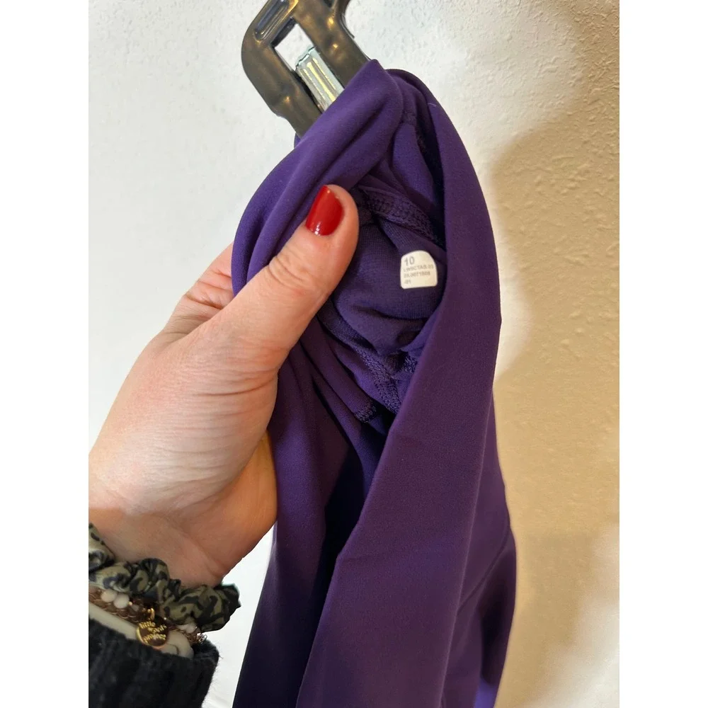 Lululemon Align High Rise Leggings capri Purple Size 10 - Picture 3 of 3